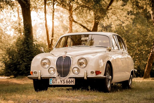 Der weiße Jaguar S-Type