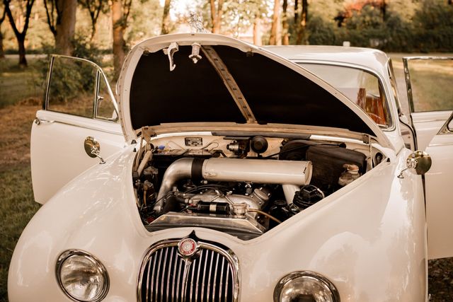 Der weiße Jaguar S-Type